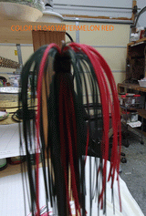 HEAVY COVER JIG HC-2 HAND TIED LIVING RUBBER SKIRT 5/0 MUSTAD HOOK 3 pack 3/4 OZ