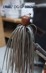 PURE POISON JIG COMPANY SMASHMOUTH FOOTBALL HEAD JIG 3/4 OZ 3/O MUSTAD EWG HOOK WITH HAND TIED LIVING RUBBER SKIRT 3 PACK