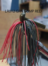 PURE POISON JIG COMPANY SMASHMOUTH FOOTBALL HEAD JIG 3/4 OZ 3/O MUSTAD EWG HOOK WITH HAND TIED LIVING RUBBER SKIRT 3 PACK