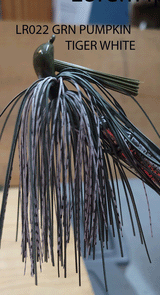 PURE POISON JIG COMPANY SMASHMOUTH FOOTBALL HEAD JIG 3/4 OZ 3/O MUSTAD EWG HOOK WITH HAND TIED LIVING RUBBER SKIRT 3 PACK