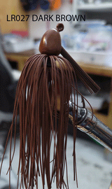 PURE POISON JIG COMPANY SMASHMOUTH FOOTBALL HEAD JIG 3/4 OZ 3/O MUSTAD EWG HOOK WITH HAND TIED LIVING RUBBER SKIRT 3 PACK