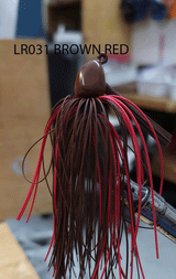 PURE POISON JIG COMPANY SMASHMOUTH FOOTBALL HEAD JIG 3/4 OZ 3/O MUSTAD EWG HOOK WITH HAND TIED LIVING RUBBER SKIRT 3 PACK