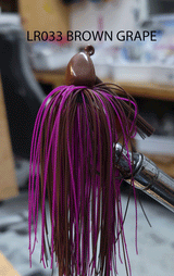 PURE POISON JIG COMPANY SMASHMOUTH FOOTBALL HEAD JIG 3/4 OZ 3/O MUSTAD EWG HOOK WITH HAND TIED LIVING RUBBER SKIRT 3 PACK
