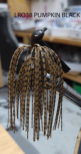 TOUR EDITION TUNGSTEN FOOTBALL HEAD JIG 1/4 OZ 3/0 HOOK LIVING RUBBER SKIRT 3 pack