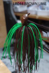 PURE POISON JIG COMPANY SMASHMOUTH FOOTBALL HEAD JIG 3/4 OZ 3/O MUSTAD EWG HOOK WITH HAND TIED LIVING RUBBER SKIRT 3 PACK