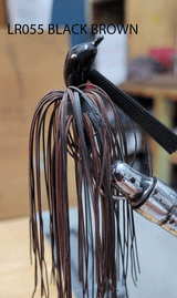 CLEARANCE SALE PURE POISON JIG COMPANY TOUR EDITION TROKAR PEANUT 5/16 OZ PRO V HOOK, HAND TIED LIVING RUBBER SKIRT