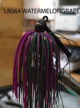 PURE POISON JIG COMPANY SMASHMOUTH FOOTBALL HEAD JIG 3/4 OZ 3/O MUSTAD EWG HOOK WITH HAND TIED LIVING RUBBER SKIRT 3 PACK