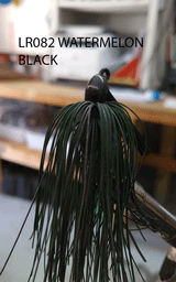 PURE POISON JIG COMPANY SMASHMOUTH FOOTBALL HEAD JIG 3/4 OZ 3/O MUSTAD EWG HOOK WITH HAND TIED LIVING RUBBER SKIRT 3 PACK