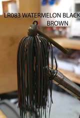 PURE POISON JIG COMPANY SMASHMOUTH FOOTBALL HEAD JIG 3/4 OZ 3/O MUSTAD EWG HOOK WITH HAND TIED LIVING RUBBER SKIRT 3 PACK