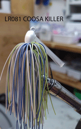 PURE POISON JIG COMPANY SMASHMOUTH FOOTBALL HEAD JIG 3/4 OZ 3/O MUSTAD EWG HOOK WITH HAND TIED LIVING RUBBER SKIRT 3 PACK