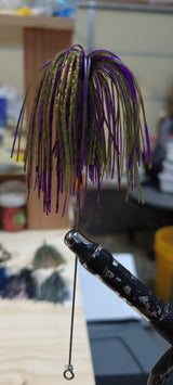 VIPER G FLIPPING JIG WITH GAMAKATSU 4/0 FLAT EYE ROUND BED HOOK 1/2 OZ 3 Pack