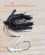 TOUR EDITION TUNGSTEN DUAL THREAT SWIM JIG  3/8 OZ 2 pack
