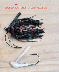TOUR EDITION TUNGSTEN DUAL THREAT SWIM JIG  3/8 OZ 2 pack