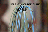MICRO PEANUT MAX FINESSE JIG FLAT LIVING RUBBER SKIRT  SIZE 4 HOOK