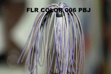 MICRO PEANUT MAX FINESSE JIG FLAT LIVING RUBBER SKIRT  SIZE 4 HOOK