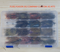 PURE POISON JIG COMPANY CUSTOM JIG KITS FORT LOUDON LAKE ESSENTIALS