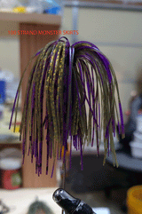 MONSTER JIG SKIRTS  100 STRANDS 3 PACK