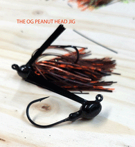 THE OG PEANUT 7/16 OZ BANDED SILICONE SKIRT 3pack