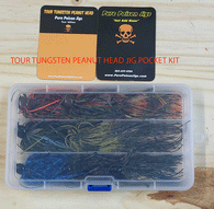 PURE POISON JIG COMPANY TOUR TUNGSTEN PEANUT HEAD JIG POCKET JIG KIT