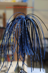 BLADED JIG  SKIRT  COLORS 3 PACK