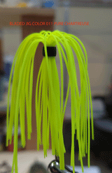BLADED JIG  SKIRT  COLORS 3 PACK