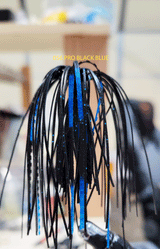 TOUR EDITION DUAL TUNGSTEN DUAL THREAT SWIM JIG 1/4 OZ, Silicone Skirt  2 PACK