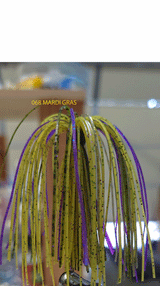 RATTLING HEAVY COVER JIG (HC2) 3/4 OZ 5/0 MUSTAD ROUND BEND HOOK  3 pack