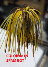 TOUR EDITION PRO PEANUT HEAD JIG 1/2 OZ WITH GAMAKATSU FLAT EYE RB HOOK 3 PACK
