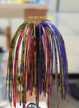 TOUR EDITION PRO PEANUT HEAD JIG 1/2 OZ WITH GAMAKATSU FLAT EYE RB HOOK 3 PACK
