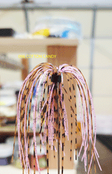 TOUR EDITION PRO PEANUT HEAD JIG 1/2 OZ WITH GAMAKATSU FLAT EYE RB HOOK 3 PACK