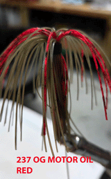 TOUR EDITION PRO PEANUT HEAD JIG 1/2 OZ WITH GAMAKATSU FLAT EYE RB HOOK 3 PACK