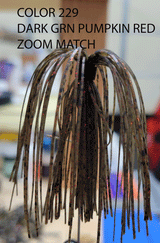 TOUR EDITION DUAL TUNGSTEN DUAL THREAT SWIM JIG 1/4 OZ, Silicone Skirt  2 PACK