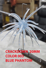 Pure Poison Jigs  "CRACKDOWN" URCHIN BAIT 20 MM 4 INCH 1 PACK