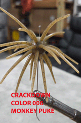 Pure Poison Jigs  "CRACKDOWN" URCHIN BAIT 20 MM 4 INCH 1 PACK