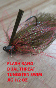 FLASHBANG DUAL THREAT TUNGSTEN SWIM JIG 1/2 OZ