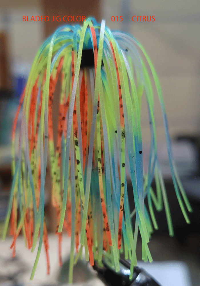 BLADED JIG SKIRT COLORS 3 PACK Pure Poison Jig Company LLC