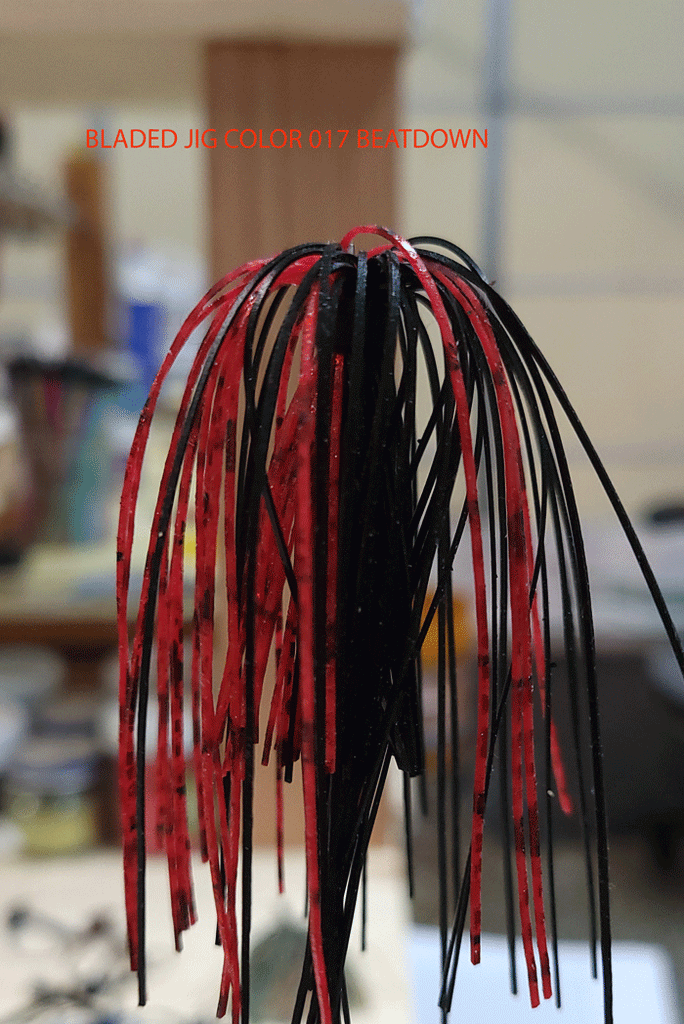 BLADED JIG SKIRT COLORS 3 PACK Pure Poison Jig Company LLC