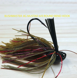 THE BUSHMASTER PRO STAND UP JIG 1/2 OZ MUSTAD HOOK