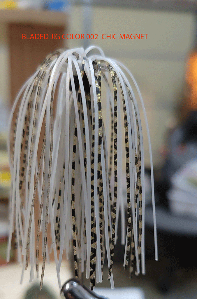 BLADED JIG SKIRT COLORS 3 PACK Pure Poison Jig Company LLC